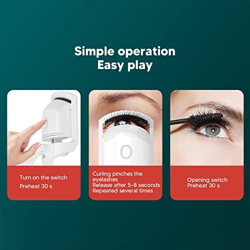 Electric Eyelash Curler Heated أداة تجعيد الرموش الكهربائية ساخنة