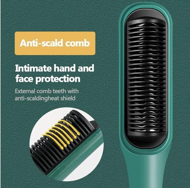 Electric Hair Straightener Comb for Black Hair مشط كهربائي لفرد الشعر للشعر الأسود
