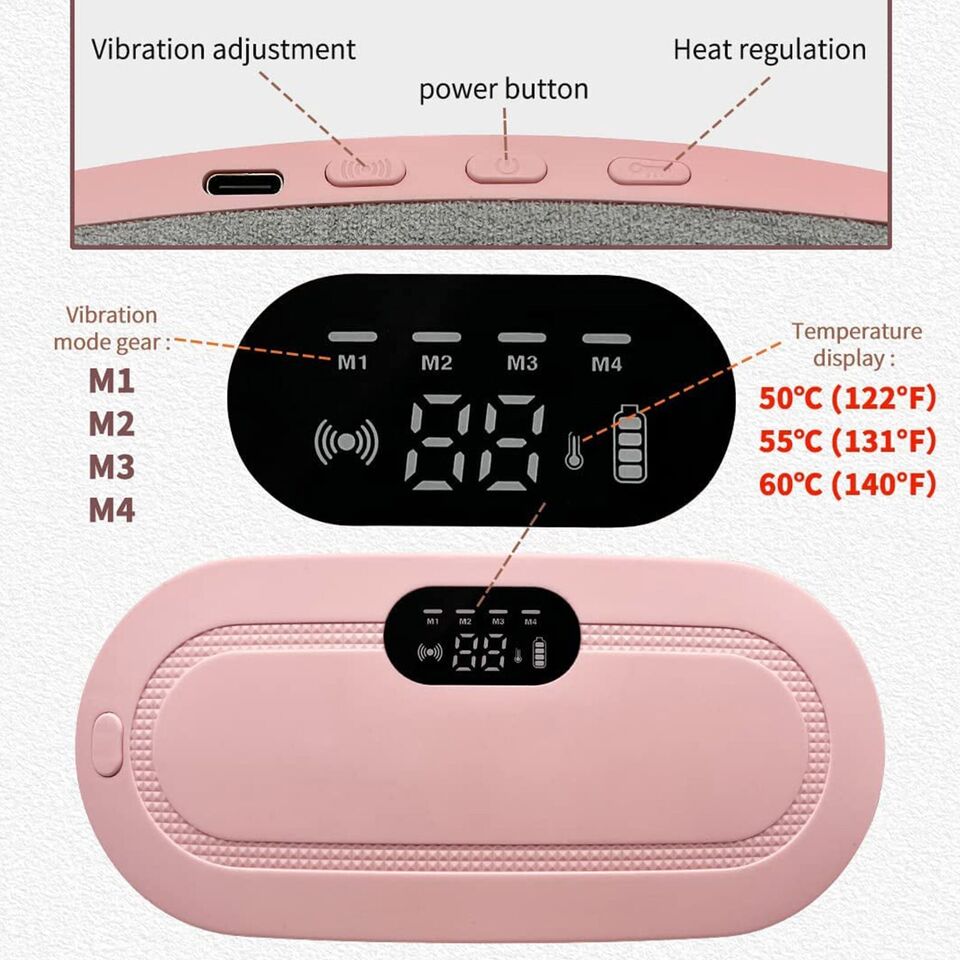 Girls Period Warm Belt Rechargeable حزام دافئ لفترة الفتيات قابل لإعادة الشحن