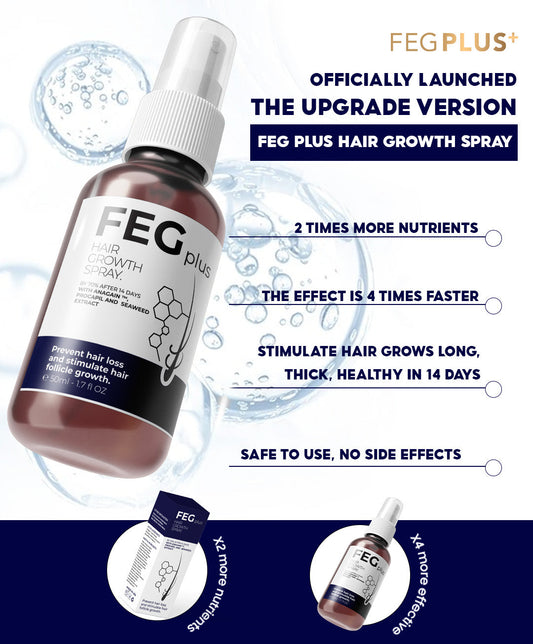 FEG Plus Hair Growth Spray  رذاذ نمو الشعر من إف إي جي بلس